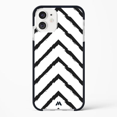 Calligraphic Zig Zags Impact Drop Protection Case (Apple)