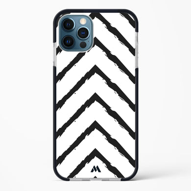 Calligraphic Zig Zags Impact Drop Protection Case (Apple)