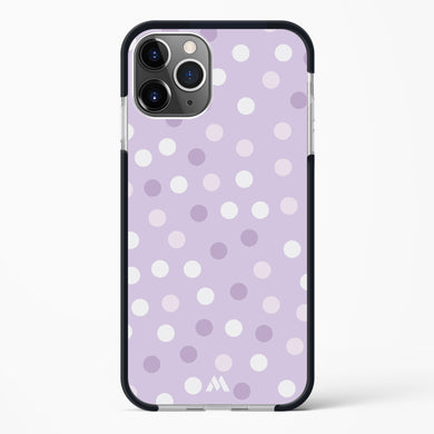 Polka Dots in Violet Impact Drop Protection Case (Apple)