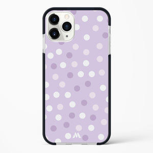 Polka Dots in Violet Impact Drop Protection Case (Apple)