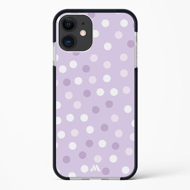 Polka Dots in Violet Impact Drop Protection Case (Apple)