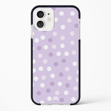 Polka Dots in Violet Impact Drop Protection Case (Apple)