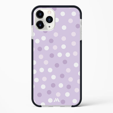 Polka Dots in Violet Impact Drop Protection Case (Apple)
