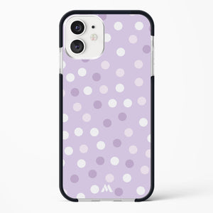 Polka Dots in Violet Impact Drop Protection Case (Apple)