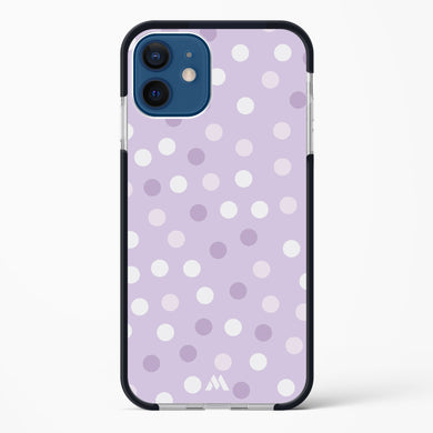 Polka Dots in Violet Impact Drop Protection Case (Apple)