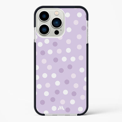 Polka Dots in Violet Impact Drop Protection Case (Apple)
