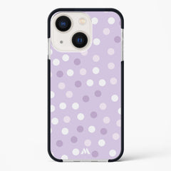 Polka Dots in Violet Impact Drop Protection Case (Apple)