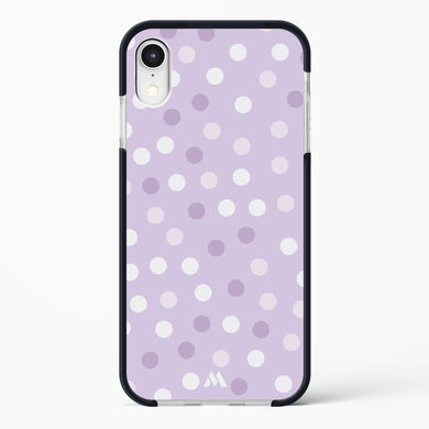 Polka Dots in Violet Impact Drop Protection Case (Apple)
