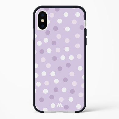 Polka Dots in Violet Impact Drop Protection Case (Apple)