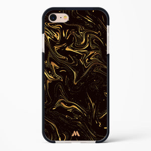 Black Gold Marble Impact Drop Protection Case (Apple)