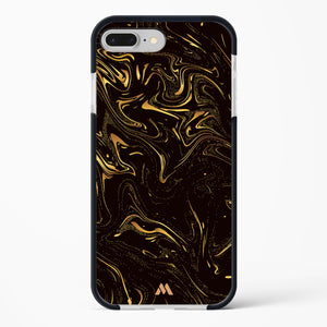 Black Gold Marble Impact Drop Protection Case (Apple)