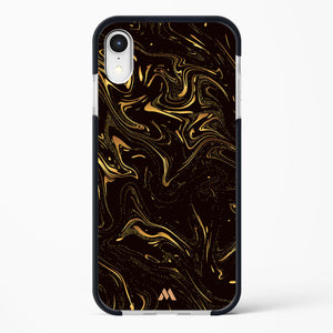 Black Gold Marble Impact Drop Protection Case (Apple)