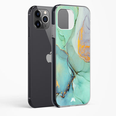 Green Shale Marble Impact Drop Protection Case (Apple)