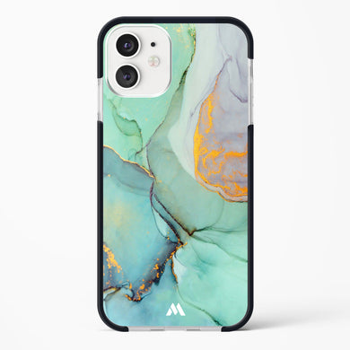 Green Shale Marble Impact Drop Protection Case (Apple)