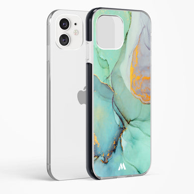 Green Shale Marble Impact Drop Protection Case (Apple)