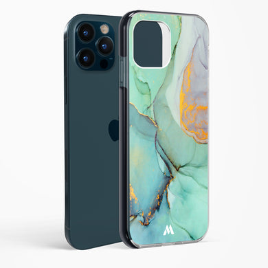 Green Shale Marble Impact Drop Protection Case (Apple)