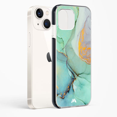 Green Shale Marble Impact Drop Protection Case (Apple)