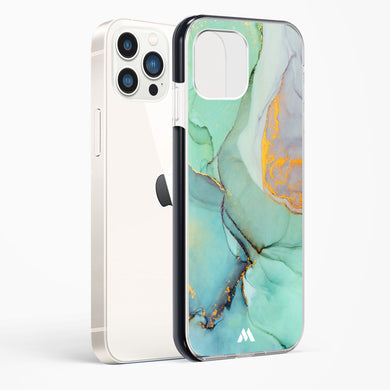 Green Shale Marble Impact Drop Protection Case (Apple)