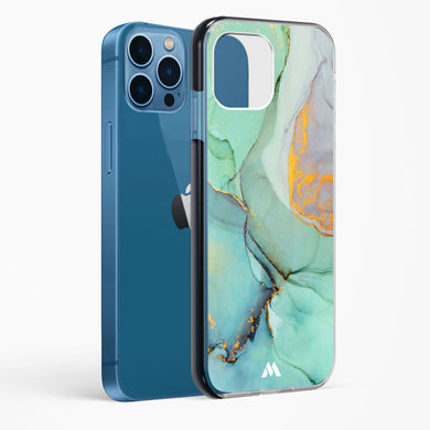 Green Shale Marble Impact Drop Protection Case (Apple)