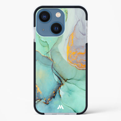Green Shale Marble Impact Drop Protection Case (Apple)