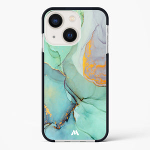 Green Shale Marble Impact Drop Protection Case (Apple)