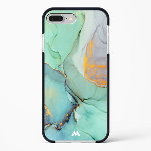 Green Shale Marble Impact Drop Protection Case (Apple)