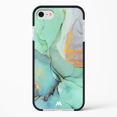 Green Shale Marble Impact Drop Protection Case (Apple)