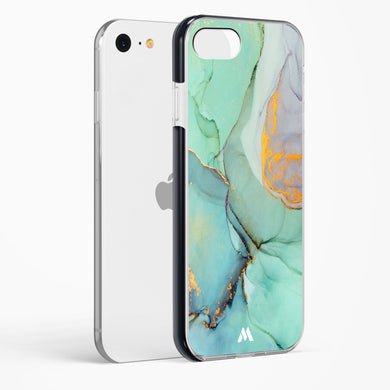 Green Shale Marble Impact Drop Protection Case (Apple)