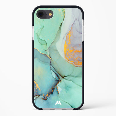 Green Shale Marble Impact Drop Protection Case (Apple)