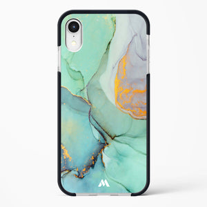 Green Shale Marble Impact Drop Protection Case (Apple)
