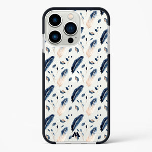 Painted Willow Bird Feathers Impact Drop Protection Case (Apple)