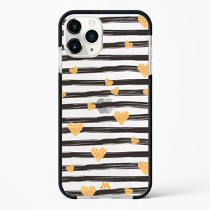 Hearts in Gold Impact Drop Protection Case (Apple)