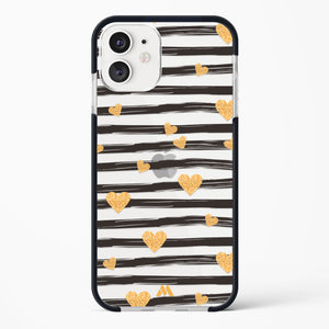 Hearts in Gold Impact Drop Protection Case (Apple)