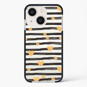 Hearts in Gold Impact Drop Protection Case (Apple)