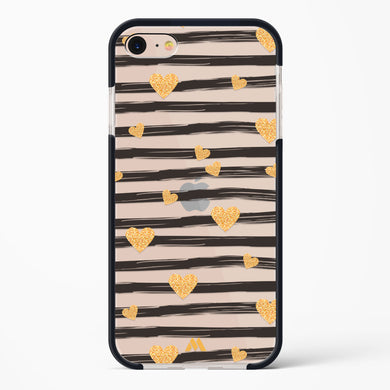Hearts in Gold Impact Drop Protection Case (Apple)