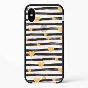 Hearts in Gold Impact Drop Protection Case (Apple)