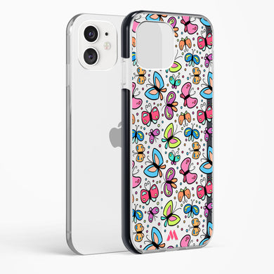 Stickered Butterflies Impact Drop Protection Case (Apple)