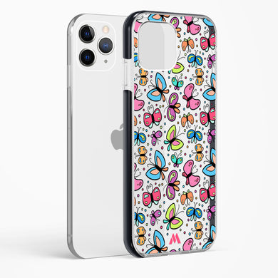 Stickered Butterflies Impact Drop Protection Case (Apple)
