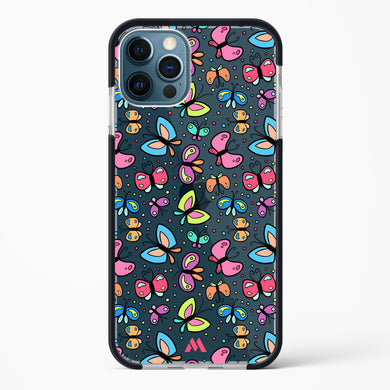 Stickered Butterflies Impact Drop Protection Case (Apple)