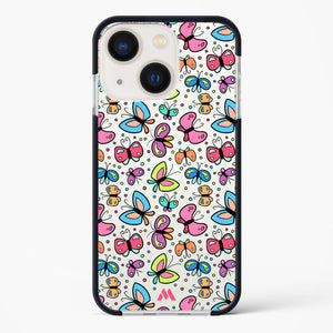 Stickered Butterflies Impact Drop Protection Case (Apple)
