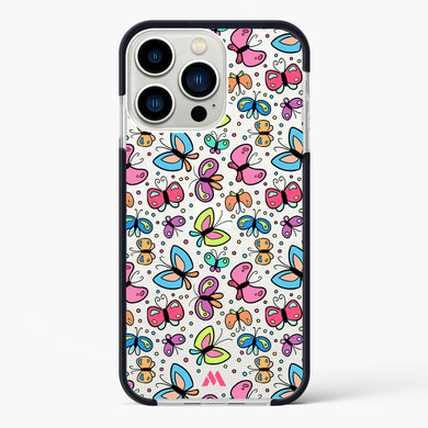 Stickered Butterflies Impact Drop Protection Case (Apple)