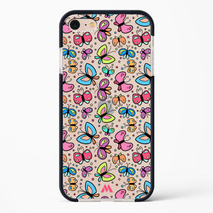 Stickered Butterflies Impact Drop Protection Case (Apple)