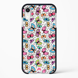 Stickered Butterflies Impact Drop Protection Case (Apple)