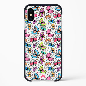 Stickered Butterflies Impact Drop Protection Case (Apple)