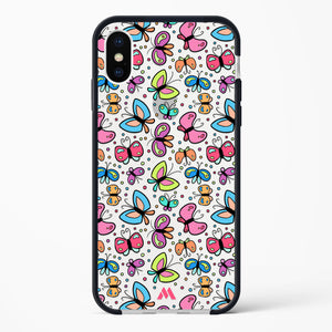 Stickered Butterflies Impact Drop Protection Case (Apple)