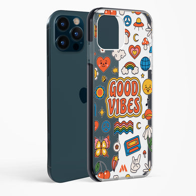 Stickered Good Vibes Impact Drop Protection Case (Apple)