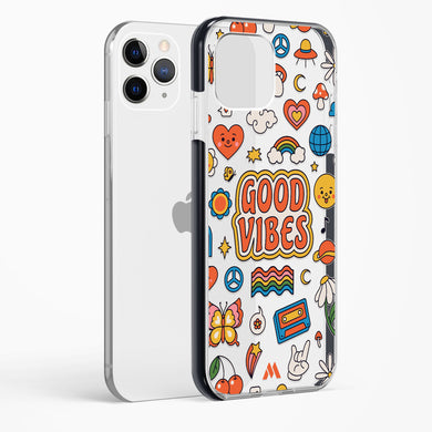 Stickered Good Vibes Impact Drop Protection Case (Apple)