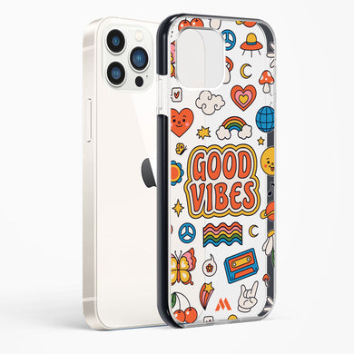 Stickered Good Vibes Impact Drop Protection Case (Apple)