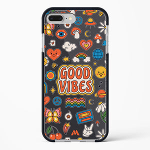 Stickered Good Vibes Impact Drop Protection Case (Apple)