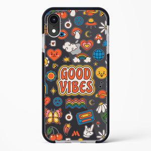 Stickered Good Vibes Impact Drop Protection Case (Apple)